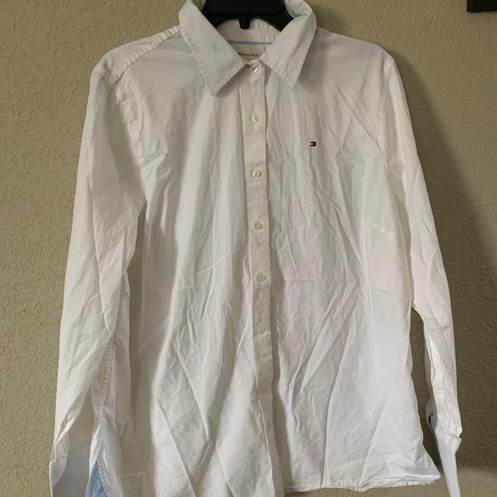 White Button down